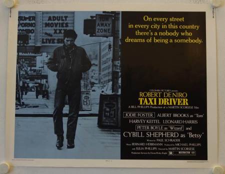 Taxi Driver original release US Halfsheet movie poster